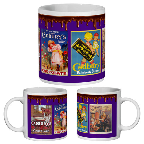 Cadburys chocolate retro mug - chocolate,