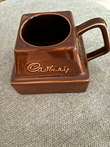 Cadbury brown ceramic mug - ceramic,