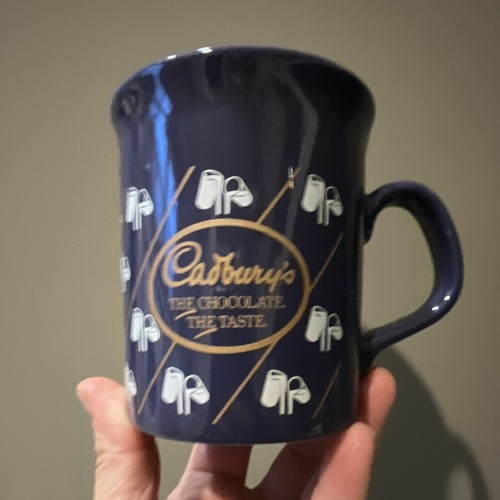 Cadbury vintage blue mug cup - vintage,
