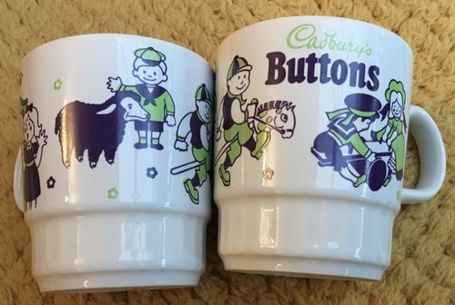 Cadbury buttons mugs - cadbury's,
