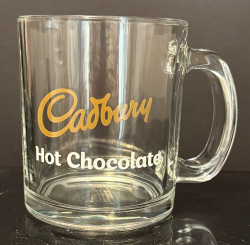 Cadbury hot chocolate - hot, glass